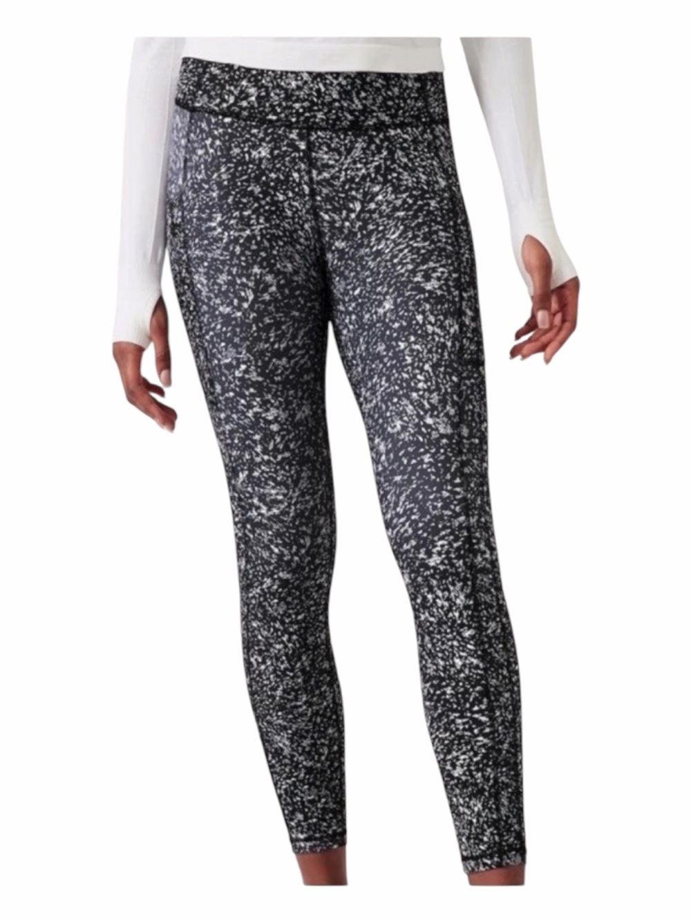 Athleta Ultimate Stash Textured 7/8 Tight Sz Small Tall